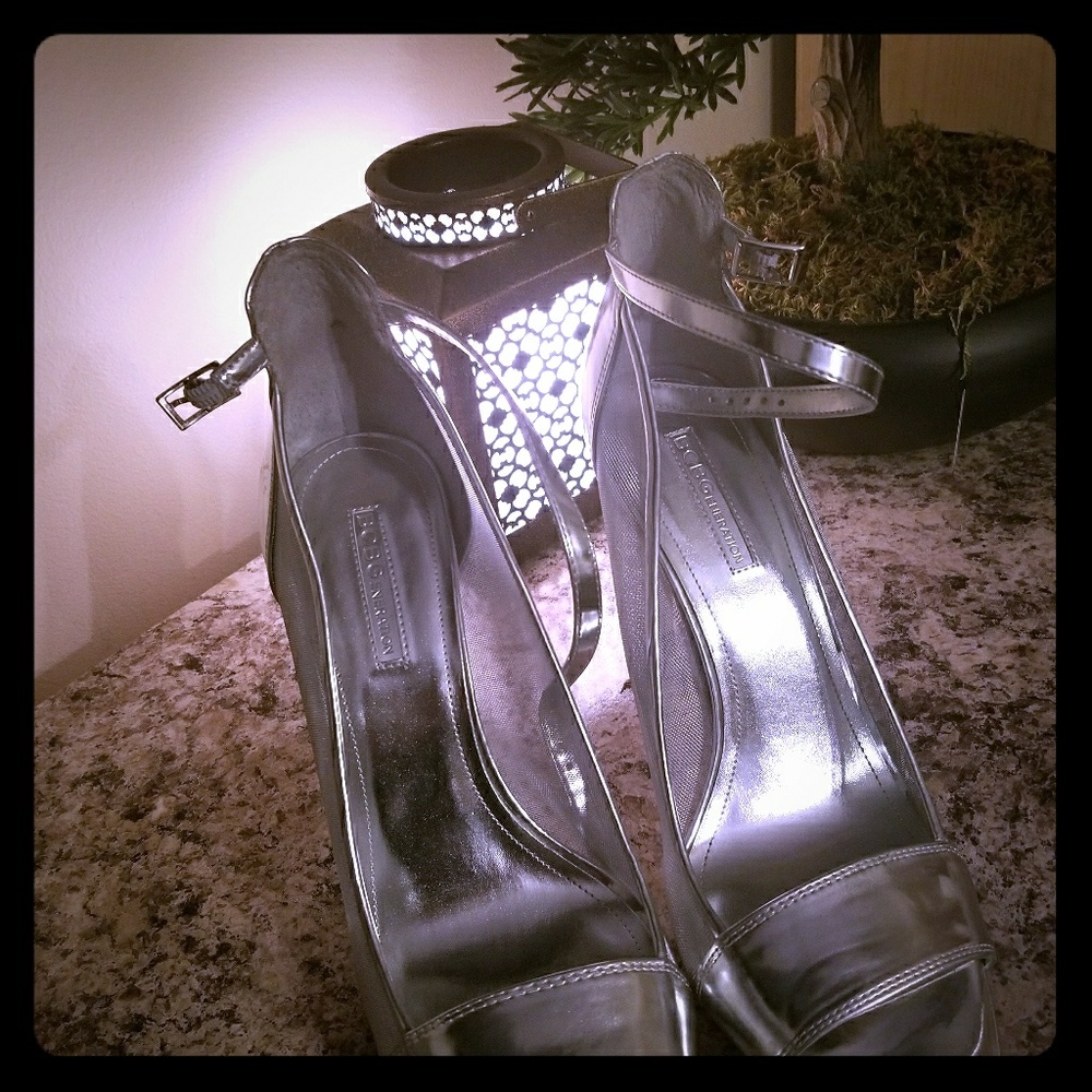 BCBG Silver Mesh